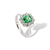 Anello Mirco Visconti Donna in Oro bianco Smeraldo 1.16 Ct Z681/SE - Z681/SE-13